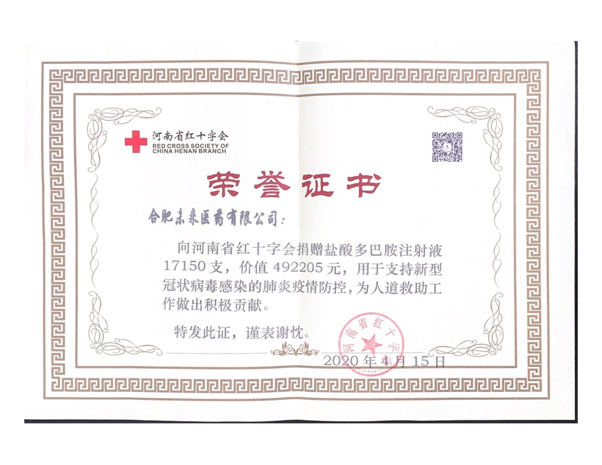 合肥乐享每一刻捐赠证书（河南红十字）_00
